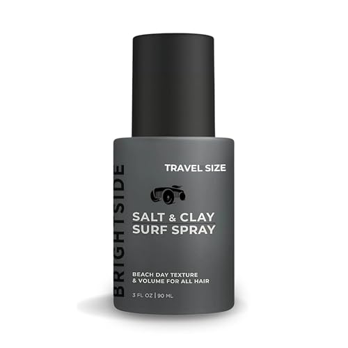 BRIGHTSIDE Sea Salt Spray for Men – Texture, Volume & Light Hold (6oz) Travel Size
