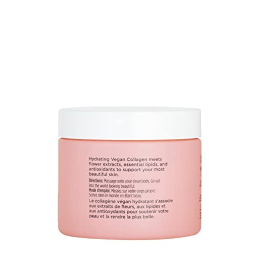 Pacifica Beauty | Vegan Collagen Body Butter | Hydrating, Nourishing, Moisturizer | Long-Lasting Hydration | Cream Lotion for Dry Skin | Light Floral Scent | Paraben Free | Vegan + Cruelty Free