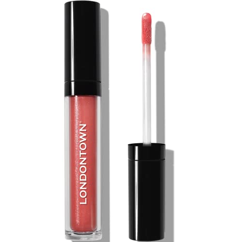 LONDONTOWN Plush Shine Lip Gloss - Sun Kissed Coral, Hydrating Tint