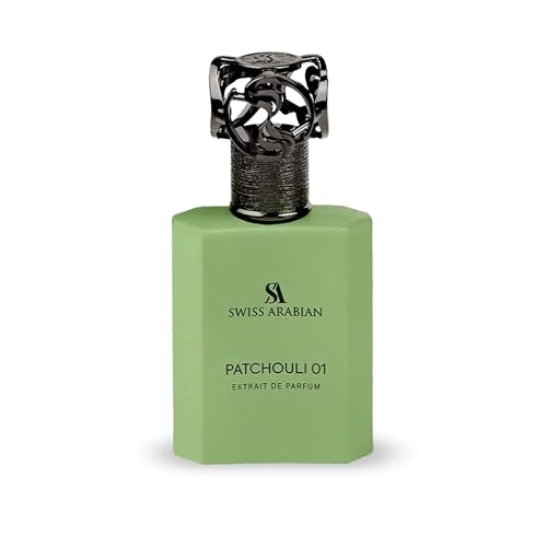 Swiss Arabian Patchouli 01 Heritage Collection Unisex Cologne 50ml - Long Lasting Fougere Fragrance
