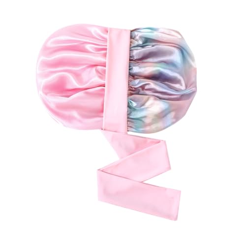 Satin Silk Bonnet for Sleeping - Double Layer Hair Cap