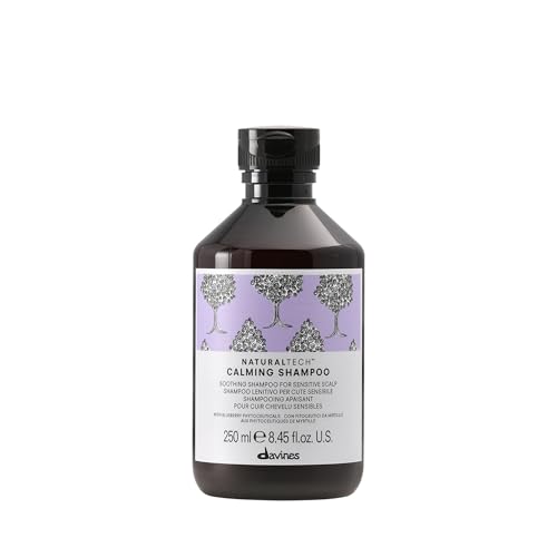 Davines Naturaltech CALMING Shampoo & Superactive Serum, Gentle Cleansing While Relieving Itch In Sensitive Scalps, Irritation Relief