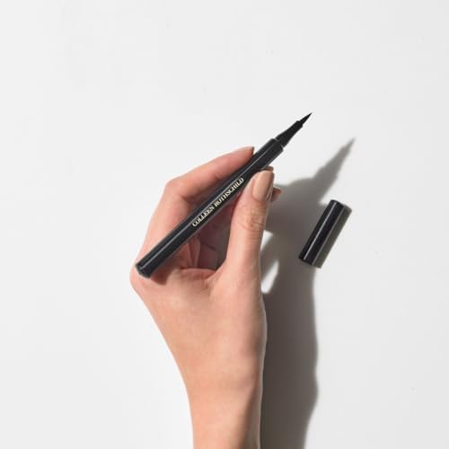 COLLEEN ROTHSCHILD Precision Liquid Liner | Shade: Jet Black | Intensely Pigmented, Matte Formula | Quick-Dry, Long Lasting & Smudge-Proof | Ultra Precise Felt Tip (0.041 fl oz)