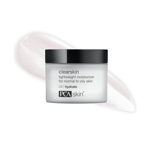 PCA SKIN Clearskin Lightweight Face Moisturizer for Oily Skin, Daily Hydrating Facial Moisturizer for Oily, Acne-Prone, and Sensitive Skin, Quick Absorbing, Reduces Discolorations, 1.7 oz Jar