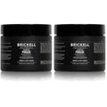 Brickell Men's Products Hair Styling Clay Pomade For Men, Natural & Organic with Strong Hold & Matte Finish, Product for Modern Hairstyles, 2 Ounces, Scented (Pack of 2)
