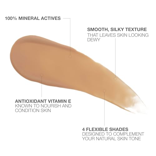 Neutrogena Purescreen+ Tinted Sunscreen for Face with SPF 30,Broad Spectrum Mineral Sunscreen with Zinc Oxide and Vitamin E,Water Resistant,Fragrance Free,Medium,1.1 fl oz,(Pack of 2)