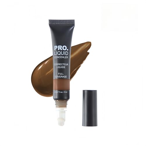 MAEPEOR Liquid Concealer Wand 10 Colors Cream Full Coverage Concealer Natural Looking and Highly Pigmented Lightweight Concealers (07 Bronze)