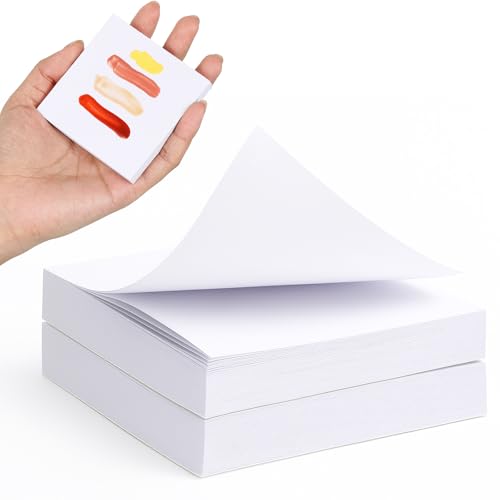 100 Sheets Disposable Nail Polish Palette Paper 3x3 in