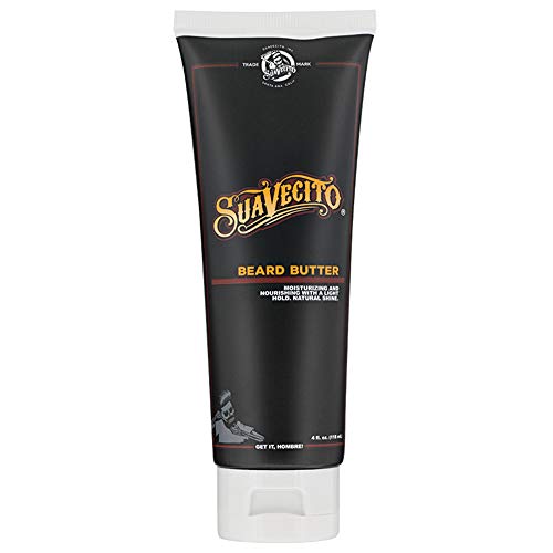 Suavecito Beard Butter 4 oz -Original Scent - Moisturizes, Nourishes, & Softens Beard, Adds Healthy Natural Shine - Offers a Light Hold Through Out the Day