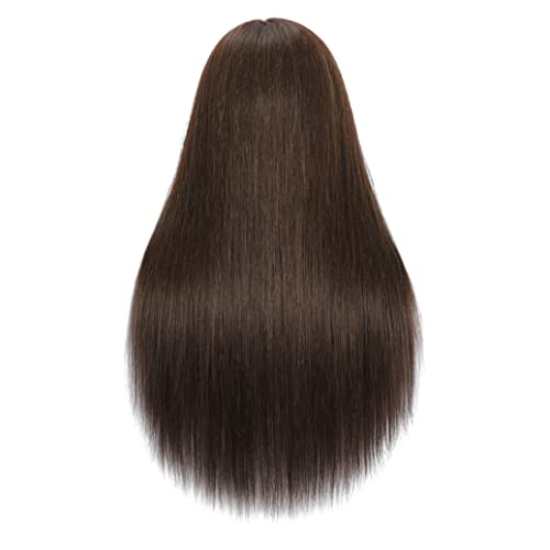 30 Inch Mannequin Head 80% Human Hair Styling Training
