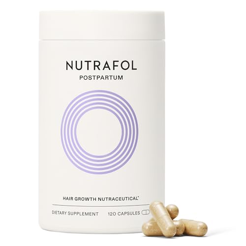 Nutrafol Postpartum Hair Growth Supplement - Breastfeeding Friendly, 1 Month