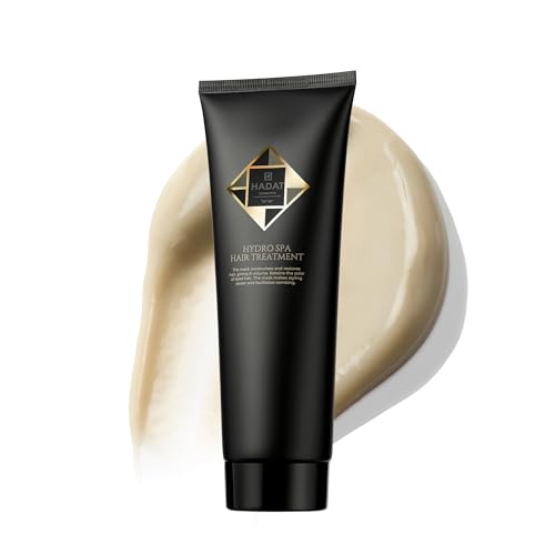 HADAT Hydro Spa Hair Treatment ? Professional Hair Mask for Deep Moisturizing Repair and Shine ? Macadamia Oil ? Salon Quality for Dry Damaged Color-Treated Hair ? Israeli Haircare (8.45 Fl Oz)