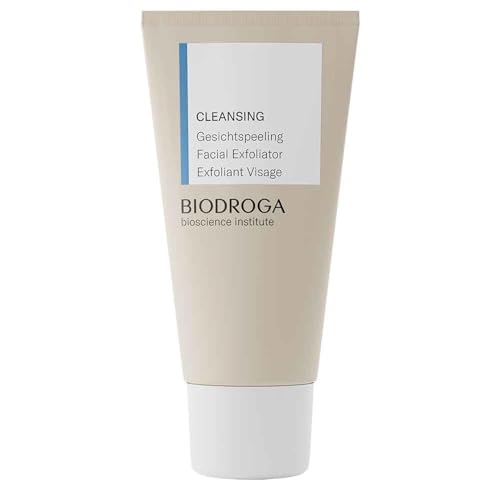 Biodroga Cleansing Facial Exfoliator 1.8oz, with Black Forest Complex - Panthenol - Jojoba Beads - NO Mineral Oil, Silicones, Parabens, Color, Animal Ingredients, Gluten, Lactose
