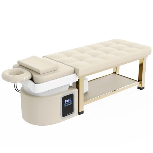 Professional Head Spa Massage Table with Water Circulation & Fumigation