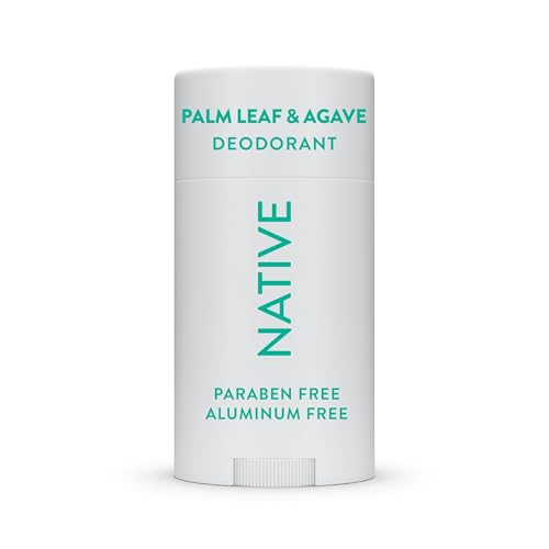 Native Aluminum-Free Deodorant for Women & Men, Palm Leaf & Agave, 2.65oz - Unisex Natural Odor Protection