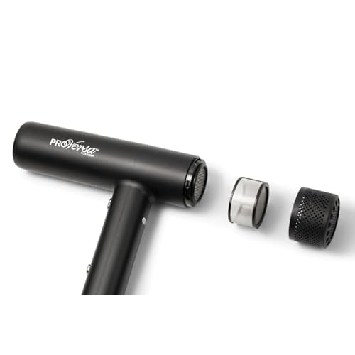 Jerdon Hair Dryer with High Speed Low Noise Brushless Motor for Fast Drying and Includes Acessories - JHD100KB