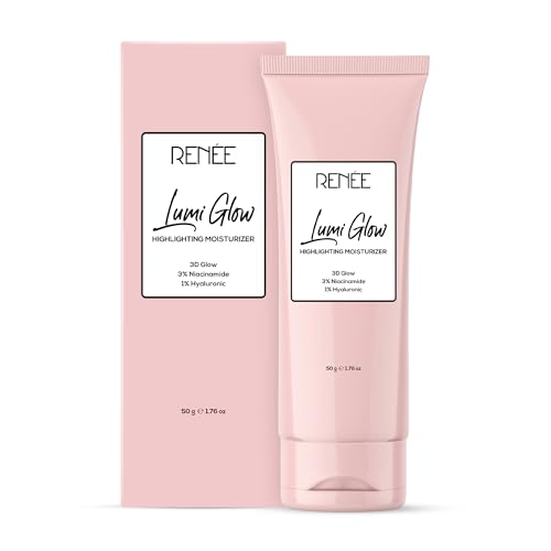RENEE Lumi Glow Highlighting Moisturizer, Enriched with 3% Niacinamide & 1% Hyaluronic Acid, Prevents Photoaging & UV Damage, Reduces Pigmentation, Fine Lines & Wrinkles, Non-Sticky Glowing Skin