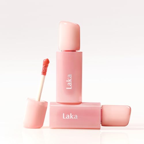 Laka Popping Balloon Lip Stain, 4.5g/0.15oz, Glossy Plumping Tint, Moisturizing, Non-Sticky Texture for All-Day Hydration, K-Beauty? (#510 Breezy)