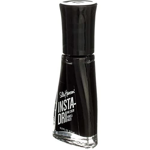 Coty US 7437935 Sally Hansen Insta-Dri Nail Polish44; 496 & 360 Black to Black - Pack of 2