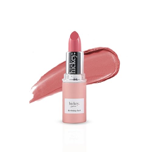 Hickey Lipstick Fashion Week Collection, 5 Piece Refill Set (Mile High, Birthday Suit, Walk of Shame, Beach Babe, Skinny Dip), Long Lasting Hydrating Lipstick for Women, Vegan & Gluten-Free