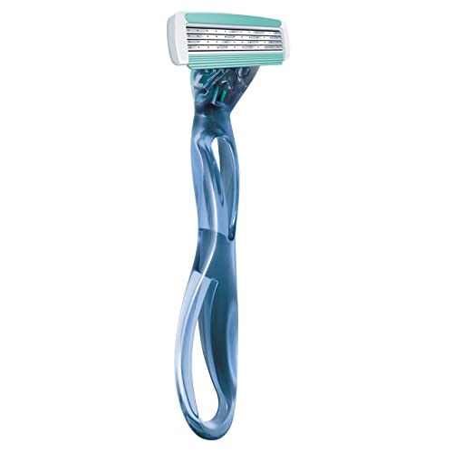 BIC Soleil Bella Click Women's 4-Blade Disposable Razor, 1 Handle and 4 Cartridges (Pack of 3)