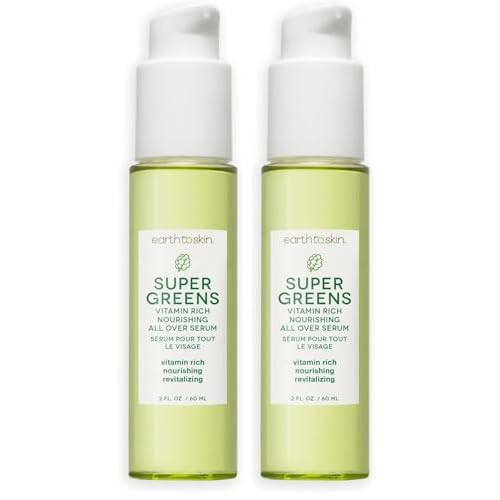 Earth To Skin Super Greens Nourishing All Over Serum (2.0 Fl Oz) (Pack of 2)