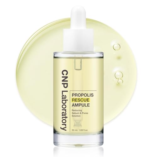 CNP Rescue+Propolis Serum - Redness Relief Serum with Niacinamide & IP-BHA, Soothing, Hydrating, Minimizing Pores, for Oily & Sensitive Skin, Lightweight Essence for Glass Skin, Korean Skin Care