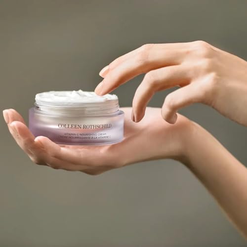 COLLEEN ROTHSCHILD Vitamin C Nourishing Cream | Daily Face Moisturizer | Combats Discoloration, Uneven Tone and Fine Lines (1.7 fl oz)