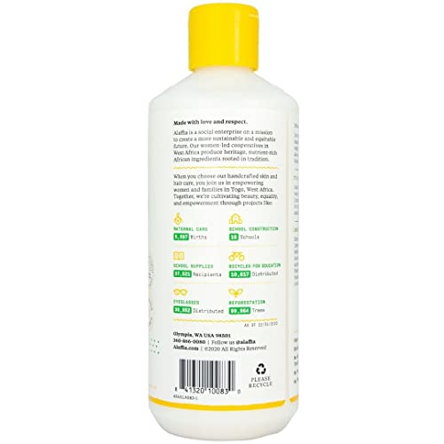 Alaffia Hair Care, Everyday Coconut Conditioner, Daily Moisturizer, Wavy & Curly Hair Products, Vitamin E, Virgin Coconut Oil, Ginger Extract, 16 Fl Oz