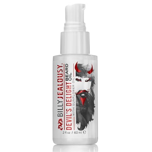 Billy Jealousy Beard Care Bundle: Devil's Delight Beard Balm (2 oz) + Hydrating Beard Oil (2 oz), Moisturizing & Strengthening, Softens Hair, Reduces Itch & Flakes
