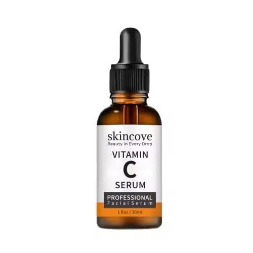 Skincove Vitamin C Serum Anti Aging Facial Serum with Vitamin C, Hyaluronic Acid, Vitamin E Brightening Serum Even Skin Tone, Improve Appearance of Dark Spots, Fine Lines & Wrinkles, 1 Fl Oz