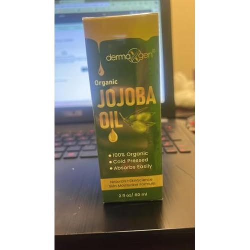Jojoba Oil -100% Organic & Cold Pressed Oil - Anti-Aging Moisturizing Treatment for Face, Hair, Skin & Nails, Acne Scars, Anti-Wrinkle. (2 FL OZ)
