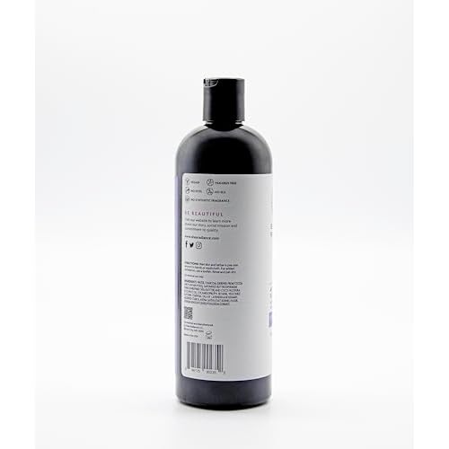 Shea Radiance African Black Soap Body Wash - Dry Skin, Eczema, Rashes, Blemish Cleanser | Lavender Rosemary (16 oz)