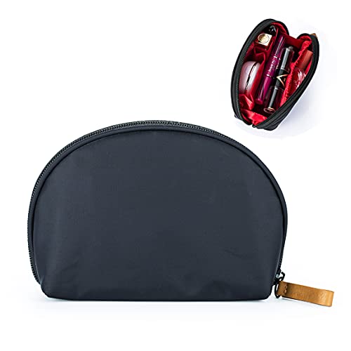 Hekyip Half Moon Cosmetic Bag - Waterproof Makeup Pouch