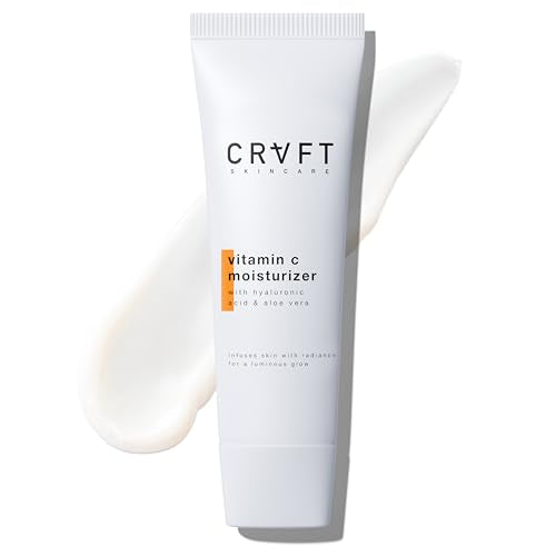 Hair Craft Co. Vitamin C Moisturizer for Face 1.7oz ? Brightening Face Cream/Lotion for Radiance - Fight Aging and Wrinkles - All Skin Types - 30 Day Supply