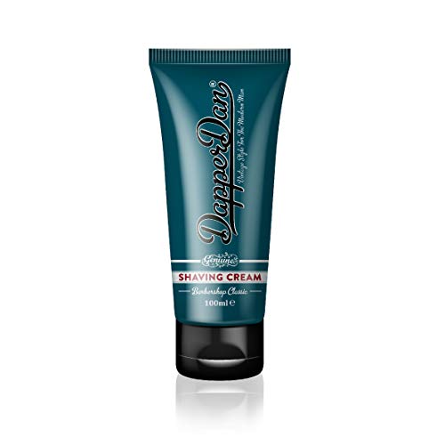 Dapper Dan Sandalwood Shaving Cream 3.38 oz for Men, Hydrating & Alcohol-Free