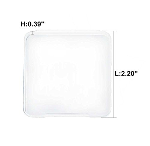 OWLFAVO Round Makeup Sponges with Travel Case - 2pcs