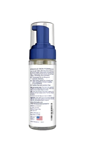 Welmedix No Rinse Cleansing Foam - 3-in-1 Body Wash & Shampoo, 5oz