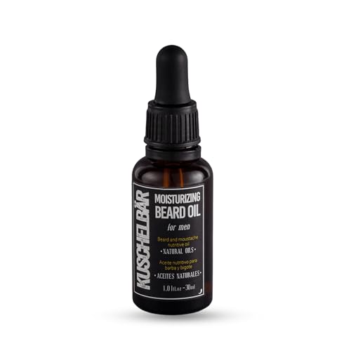 KUSCHELBAR - Beard Oil for Men | Beard Oil for Beard Growth | Provides Hydration, Softness, and Shine | Deep Moisture, Nourishment & Frizz Control | Leave-In, Non-Greasy, Lightweight l 3,38 fl.oz