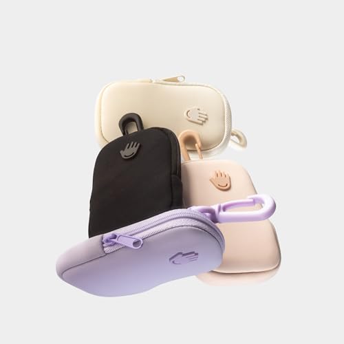 Touchland Touchette Zippered Pouch, Attachable Fashion Accessory with Snap Hook for Power Mist and Glow Mist 1FL OZ
