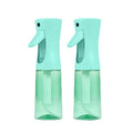 Corvynis 200ml Continuous Spray Bottle for Hair & Plants - Ultra Fine Mist, 2-Pack (Transparent Green)