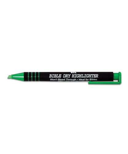 G.T. Luscombe 99026X Green Highlighter with Chisel Tip