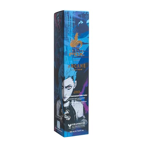 ARCTIC FOX Jinx Vegan Blue Semi-Permanent Hair Dye - 5.6 fl oz - Pack of 1