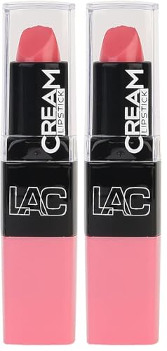 L.A. COLORS Moisture Cream Lipstick Divine CML481 (Pack of 2)