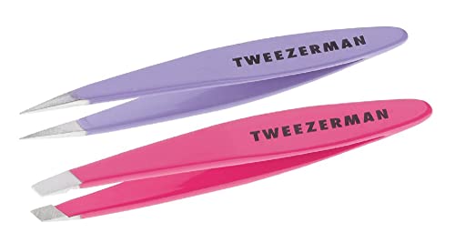 Tweezerman Mini Slant & Point Tweezer Set