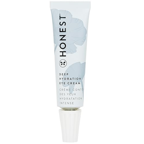 Honest Beauty Deep Hydration Eye Cream for All Skin Types | Plumps + Hydrates | Hyaluronic Acid, Chamomile, Calendula | EWG Verified + Cruelty Free | 0.5 fl oz