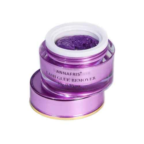 Cream Lash Remover for Eyelash Extensions,10g Eyelash Glue Remover Lash Tech Supplies for Salon Use,Grape Flavored
