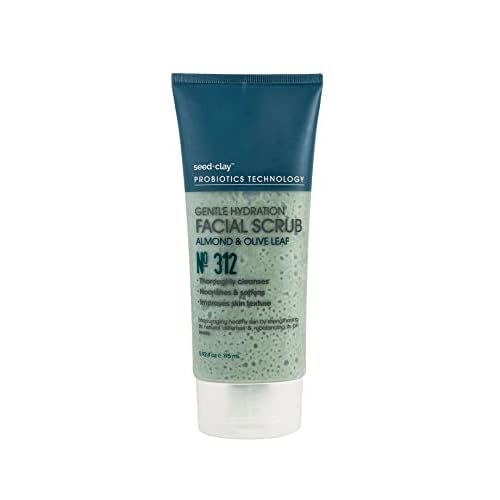 NOVIIML ntle Hydrating Face Scrub Daily Facial Exfoliating Cleansing Antioxidant Vitamin Skincare Almond and Olive Leaf - 5.92 fl oz