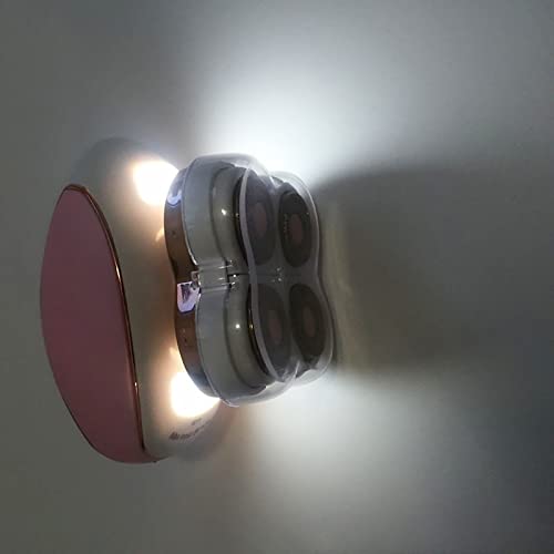 Women Cordless Waterproof Electric Shaver Hair Remover Pink - US Plug Variant