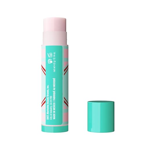 Lip Smacker Holiday Getaway Lip Balm + Mini Tote Keychain, Moisturizing Lip Care, Fun Collectible Gift & Stocking Stuffer - Creamy Peppermint (Pack of 2)